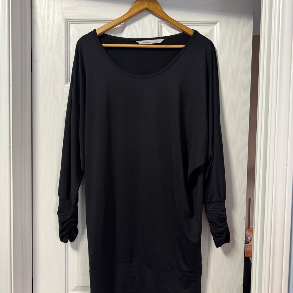 Elegant Black Midi Dress